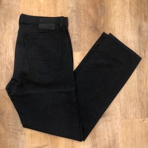 HUGO BOSS Mens black 5-pocket dress pants